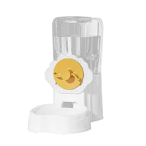 Hislaves Clean Tidy Pet Feeder Convenient Hanging Pet Feeder Large Capacity Clean Tidy Time-saving Solution for Pets Pet Feeder with Thread Buckle Yellow 1 von Hislaves