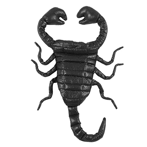 Hislaves Haustierkleidung, gruselig, einfarbig, Skorpion, weich, schwarz, Größe S von Hislaves