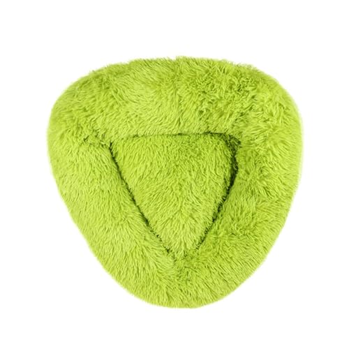 Hislaves Increase Space Pet Bed Cozy Dog Bed Anti-anxiety Deep Sleep Plush Warm Breathable Soft Touch Feel Trendy Design Pet Nest Plush Pet Bed Green L von Hislaves