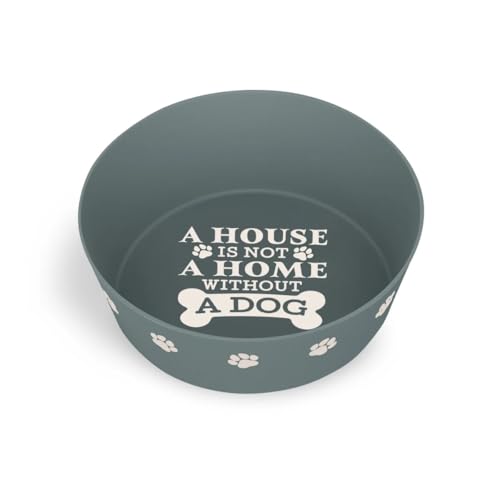 Personalisierter Hundenapf (A House is not a Home) von History & Heraldry