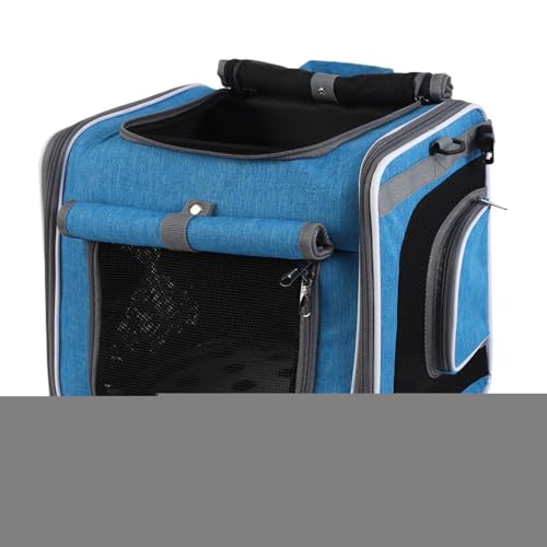 Hitburu Hund Fahrrad Korb | Fahrrad Hundekorb Vorne - Einstellbare Tasche Rucksack Belüfteter Transportbeutel Für Transport Ausflug Radfahren Camping Wandern Hitburu Hund Fahrrad Korb | Fahrrad Hundekorb Vorne - Einstellbare Tasche Rucksack Belüfteter Transportbeutel Für Transport Ausflug Radfahren Camping Wandern von Hitburu