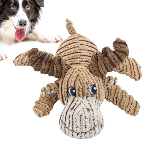 Hitburu Hund Quietschspielzeug | Quietschendes Plüschspielzeug Für Hunde - Interaktives Spielzubehör Für Zahnen Von Haustieren - Für Innen Außen Garten Hof Garage Wohnzimmer von Hitburu