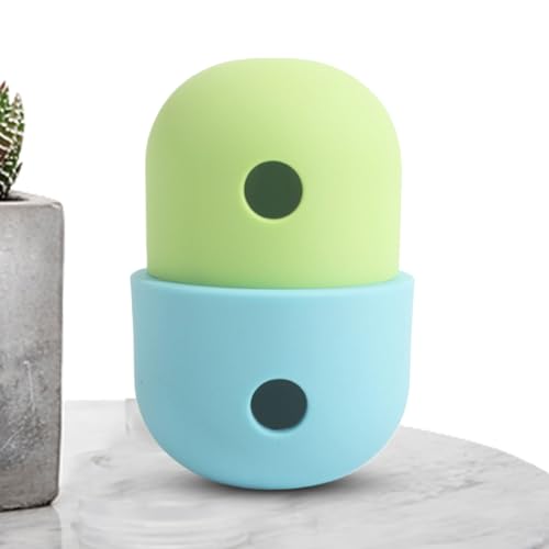 Hitburu Hundefutter-Spender Spielzeug | Silicone Hundefutter Spender Ball | Multifunktionelles Leckerli Spielzeug für kleine und mittlere Hunde von Hitburu