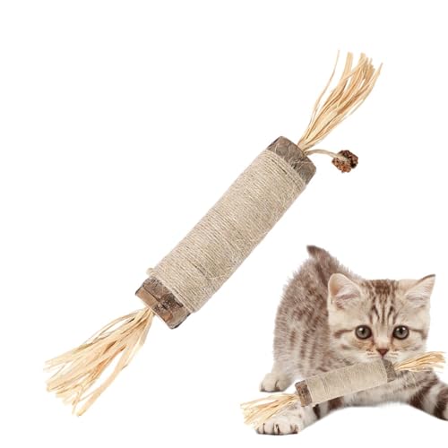 Hitburu Katzen-Kaustab, Natürliches Katzenminze-Kätzchen-Beißspielzeug, King Size, Beruhigendes Katzen-Kauspielzeug, langlebiges Katzen-Beißspielzeug zum Schutz von Möbeln, zum Reinigen der Zähne und Hitburu Katzen-Kaustab, Natürliches Katzenminze-Kätzchen-Beißspielzeug, King Size, Beruhigendes Katzen-Kauspielzeug, langlebiges Katzen-Beißspielzeug zum Schutz von Möbeln, zum Reinigen der Zähne und von Hitburu