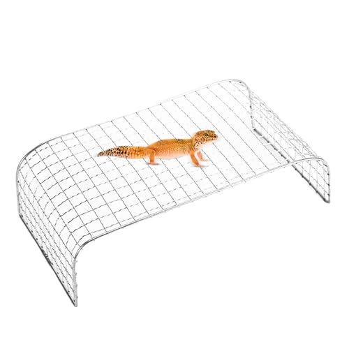 Hitburu Lizard Lounge Hängematte - Edelstahl Echsen Hohlkörper Kletterhängematte | Terrarium Deko Ruheplatz Für Reptilien Und Kleintiere Wie Frösche Schildkröten Hamster Hitburu Lizard Lounge Hängematte - Edelstahl Echsen Hohlkörper Kletterhängematte | Terrarium Deko Ruheplatz Für Reptilien Und Kleintiere Wie Frösche Schildkröten Hamster von Hitburu