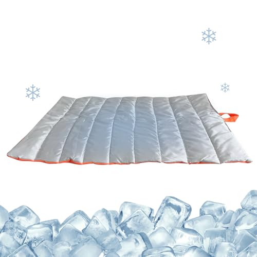 Hitburu Outdoor Hundebett - Zusammenklappbare Hundematte | Waschbare Welpenmatte Mit Tragegriff Für Heiße Tage Garten Camping Reisen Indoor Auto & Terrasse von Hitburu