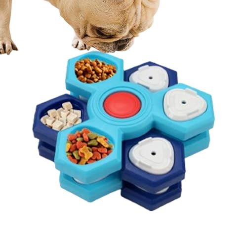 Hitrod Langsam fressende Hundenapf, Slow Dog Feeder - Puzzle Hundefutternapf - Hält Haustiere beschäftigt, ideal für schnelle Esser und mittelgroße Rassen von Hitrod