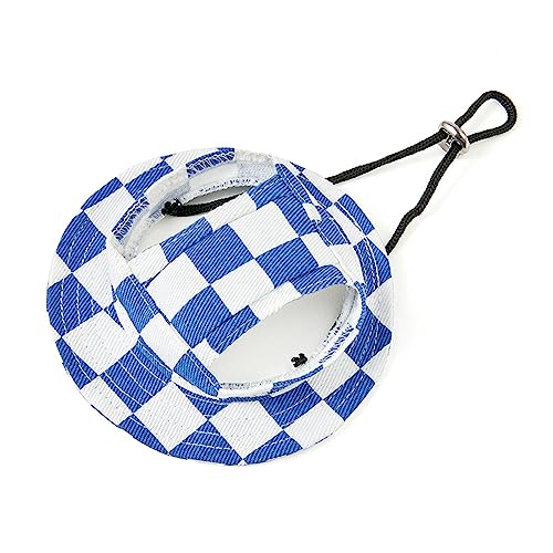 Hixingo Haustier Hunde Baseballmütze, Basecap Verstellbar Sonnenschutz Hut Hundecap mit Ohrlöchern Schattierungshut Zubehör für Kleine (L,Farbe Blau) von Hixingo