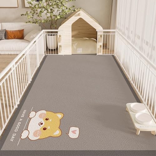 Hixingo Napfunterlage für Hunde und Katze, PVC Futtermatte für Haustierfutter Saugfähige Schnelltrocknend Hundenapf Unterlage rutschfeste Futterunterlage Katze Waschbar (Gelber Shiba Inu,120 * 160cm) Hixingo Napfunterlage für Hunde und Katze, PVC Futtermatte für Haustierfutter Saugfähige Schnelltrocknend Hundenapf Unterlage rutschfeste Futterunterlage Katze Waschbar (Gelber Shiba Inu,120 * 160cm) von Hixingo