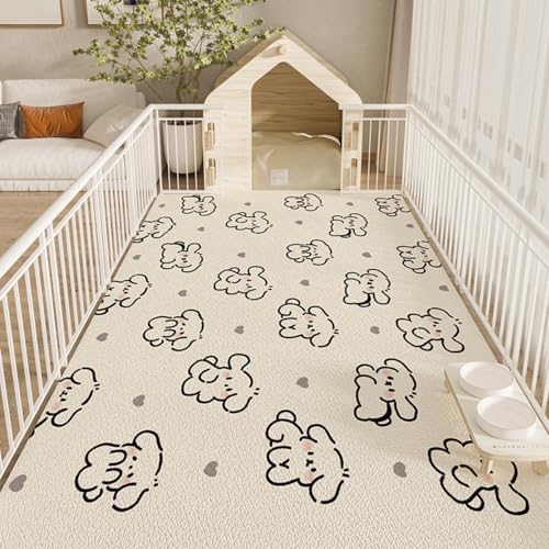 Hixingo Napfunterlage für Hunde und Katze, PVC Futtermatte für Haustierfutter Saugfähige Schnelltrocknend Hundenapf Unterlage rutschfeste Futterunterlage Katze Waschbar (Schwarzer Hund,140 * 200cm) Hixingo Napfunterlage für Hunde und Katze, PVC Futtermatte für Haustierfutter Saugfähige Schnelltrocknend Hundenapf Unterlage rutschfeste Futterunterlage Katze Waschbar (Schwarzer Hund,140 * 200cm) von Hixingo