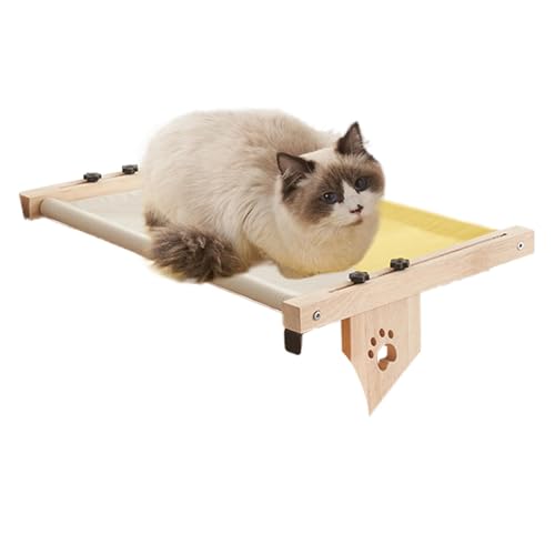 Cat Perch Windowsill, Wooden Cat Bed Nesting Seat, Adjustable Cat Windowsill Nest, Cat Hammock Seat, Cat Nesting Bed, Easy to Use, Portable for Sleeping Playing Climbing Cat Perch Windowsill, Wooden Cat Bed Nesting Seat, Adjustable Cat Windowsill Nest, Cat Hammock Seat, Cat Nesting Bed, Easy to Use, Portable for Sleeping Playing Climbing von Hjatirace