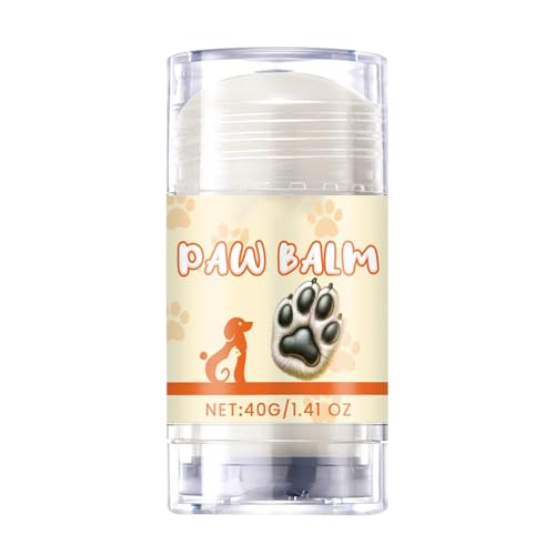 Hjatirace 40g Pfotenfeuchtigkeitscreme Balsam natürliche Wachsöle, beruhigende Feuchtigkeitscreme für Trockenpotenpaw Balm, 40 Gramm, einfach zu bedienen, tragbar für Welpenkätzchen Hjatirace 40g Pfotenfeuchtigkeitscreme Balsam natürliche Wachsöle, beruhigende Feuchtigkeitscreme für Trockenpotenpaw Balm, 40 Gramm, einfach zu bedienen, tragbar für Welpenkätzchen von Hjatirace