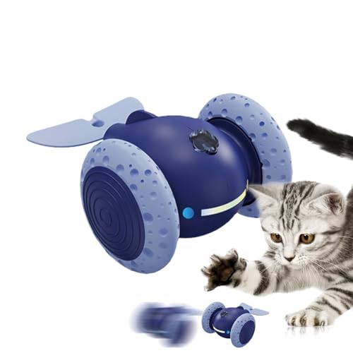Hjatirace Cat Rolling Toy, Electric Smart Moving Toys, Cute Cat Toy, Battery Powered Cat Toy, Battery Powered Cute Cat Toy, Easy to Use, Portable for Entertainment Relaxing Playing Hjatirace Cat Rolling Toy, Electric Smart Moving Toys, Cute Cat Toy, Battery Powered Cat Toy, Battery Powered Cute Cat Toy, Easy to Use, Portable for Entertainment Relaxing Playing von Hjatirace