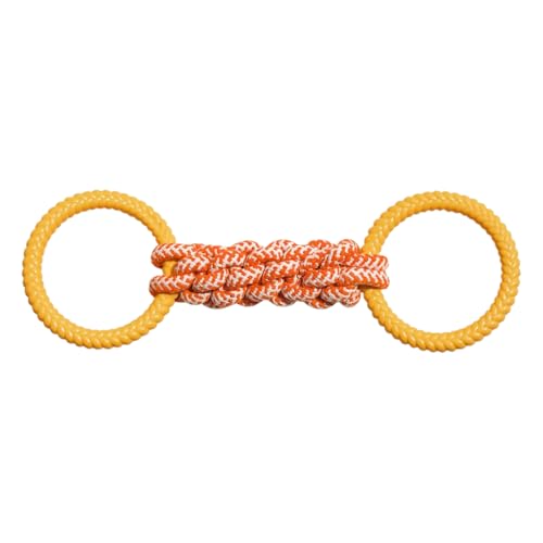 Hjatirace Hundespielzeug, Kau-Trainingsseil, Tauziehen, verbessert die Bindung und Trainingseinheit, hilft Plaques beim zu entfernen, 44 cm, für Welpen Hjatirace Hundespielzeug, Kau-Trainingsseil, Tauziehen, verbessert die Bindung und Trainingseinheit, hilft Plaques beim zu entfernen, 44 cm, für Welpen von Hjatirace