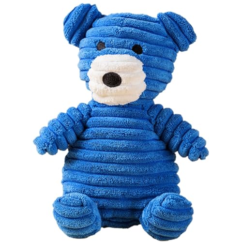 Plüschhundspielzeug, Interaktiver Hund Plüsch, Quietschende Spielzeug, Sanft Auf Zähnen Und Zahnfleisch, Bietet Mentale Stimulation, 24 cm/9,45 Zoll, Blau, Gelb, Weiß, Für Haustiere Plüschhundspielzeug, Interaktiver Hund Plüsch, Quietschende Spielzeug, Sanft Auf Zähnen Und Zahnfleisch, Bietet Mentale Stimulation, 24 cm/9,45 Zoll, Blau, Gelb, Weiß, Für Haustiere von Hjatirace