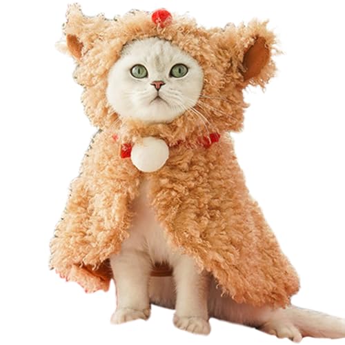 Winter Dog Costume, Plush Brown Deer Cat Clothes, Christmas Puppy Reindeer Costume, Deer Costume Dogs, Multifunctional Winter Warm Cape, Easy to Use, Portable for Christmas New Year Winter Dog Costume, Plush Brown Deer Cat Clothes, Christmas Puppy Reindeer Costume, Deer Costume Dogs, Multifunctional Winter Warm Cape, Easy to Use, Portable for Christmas New Year von Hjatirace