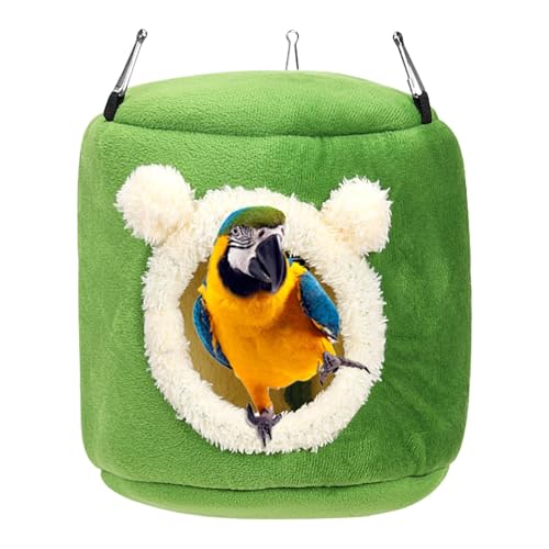 Winter Vogelnest Haus, 3 Haken Winter Vogelhaus Spielzeug, Winter Artefakt Isolierung Vogelwärmer Papagei Warmnest Groß Vogelkäfig Komfort Wärmer Einfach zu Bedienen Tragbar für Zuckergleiter Winter Vogelnest Haus, 3 Haken Winter Vogelhaus Spielzeug, Winter Artefakt Isolierung Vogelwärmer Papagei Warmnest Groß Vogelkäfig Komfort Wärmer Einfach zu Bedienen Tragbar für Zuckergleiter von Hjatirace