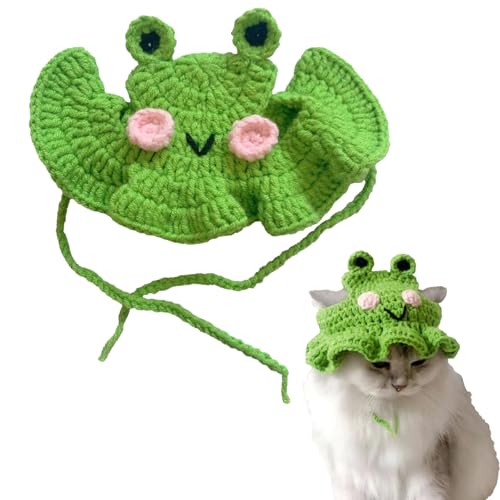 Hjvvr Handgefertigter Hut, Katzenperücken, niedlicher Strickmütze, Kostüm für Geburtstagsparty Hjvvr Handgefertigter Hut, Katzenperücken, niedlicher Strickmütze, Kostüm für Geburtstagsparty von Hjvvr