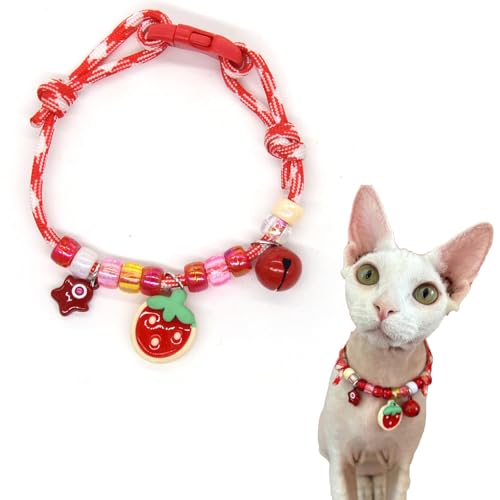 Reflektierendes Katzenhalsband mit Glöckchen, Schnellverschluss, verstellbar, passend für alle Katzen, Karotten-Design Reflektierendes Katzenhalsband mit Glöckchen, Schnellverschluss, verstellbar, passend für alle Katzen, Karotten-Design von Hjvvr