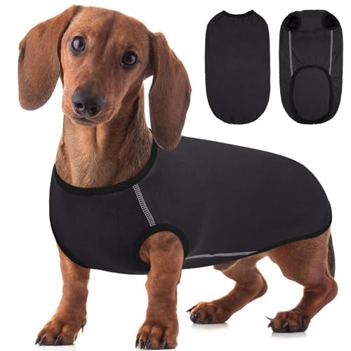 Hjyokuso Fleece Pullover für Dackel Größe M - Warme Hundesweatshirts, Elastische Kleidung für Mittelgroße Hunde Hjyokuso Fleece Pullover für Dackel Größe M - Warme Hundesweatshirts, Elastische Kleidung für Mittelgroße Hunde von Hjyokuso