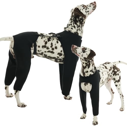 Hjyokuso Hundebody Nach Op XXXL, Hundebody Mit Beinen, Op Body für Female Male Hund, Recovery Sleeve Hund für Hinterbein Vorderbein, Leckschutz Hund, WundschutzanzüGe für Hunde,E-Kragen Alternative von Hjyokuso