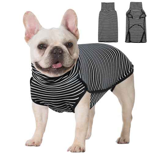 Hjyokuso Hundepullover aus Fleece, Warmer und Leichter Pullover-Pyjama-Mantel, Welpenkleidungsjacke für Herbst und Winter bei kaltem Wetter für kleine, mittelgroße und große Hunde von Hjyokuso