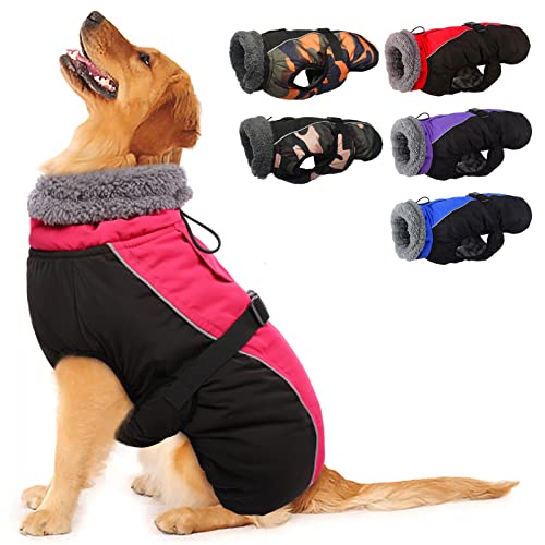 Wasserdichter Hundemantel Winter Warme Hundejacke, Hundebekleidung Outfit für kleine mittel große Hunde, Hundepullover mit Sicheren Reflexstreifen für Labrador Chihuahua Französische Bulldogge Wasserdichter Hundemantel Winter Warme Hundejacke, Hundebekleidung Outfit für kleine mittel große Hunde, Hundepullover mit Sicheren Reflexstreifen für Labrador Chihuahua Französische Bulldogge von Hjyokuso