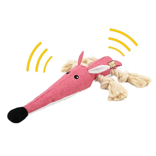 Hlagmix Beißspielzeug für Welpen,Plüschspielzeug für Hunde zum Kauen | Quietschendes Kauspielzeug für Hunde,Baumwollseilknoten-Hundeschleifspielzeug für mittelgroße Hunde, bissfest, quietschendes Hlagmix Beißspielzeug für Welpen,Plüschspielzeug für Hunde zum Kauen | Quietschendes Kauspielzeug für Hunde,Baumwollseilknoten-Hundeschleifspielzeug für mittelgroße Hunde, bissfest, quietschendes von Hlagmix