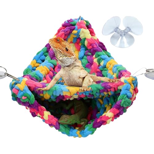 Hlagmix Doppellagige Reptilien-Hängematte,Doppellagige Bartagame-Hängematte,Schaukelbett Weiche Terrarienbettwäsche | Reptilienhängematte mit Haken und Saugnäpfen für kleine Reptilien Hlagmix Doppellagige Reptilien-Hängematte,Doppellagige Bartagame-Hängematte,Schaukelbett Weiche Terrarienbettwäsche | Reptilienhängematte mit Haken und Saugnäpfen für kleine Reptilien von Hlagmix