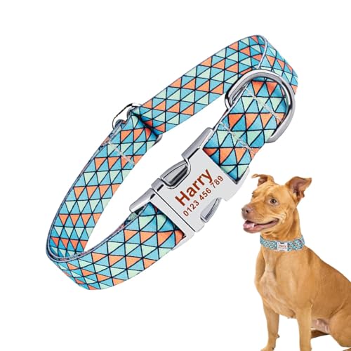 Hlagmix Einfache Hundehalsbänder,Halsbänder für Hunde | Leichte, Bequeme, Flexible Hundehalsbänder - Haustierhalsband Hundezubehör bunt für große Hunde kleine Hunde Hlagmix Einfache Hundehalsbänder,Halsbänder für Hunde | Leichte, Bequeme, Flexible Hundehalsbänder - Haustierhalsband Hundezubehör bunt für große Hunde kleine Hunde von Hlagmix