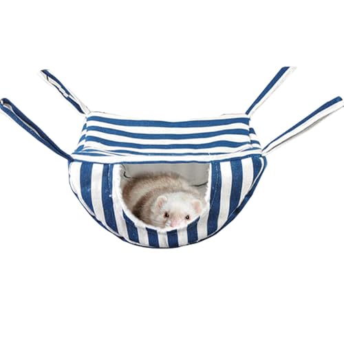 Hlagmix Frettchen-Hängematte - Maus-Hängematte, Frettchen-Bett, Chinchilla-Hängematte | Hamsterbett, Meerschweinchen-Versteck, hängende Hängematte, warmes Bett für Frettchen, Chinchilla, Hlagmix Frettchen-Hängematte - Maus-Hängematte, Frettchen-Bett, Chinchilla-Hängematte | Hamsterbett, Meerschweinchen-Versteck, hängende Hängematte, warmes Bett für Frettchen, Chinchilla, von Hlagmix