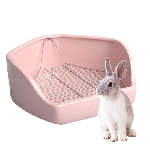 Hlagmix Hasentoilette – Haustier-Hasentoilette für kleine Tiere, Eckpfanne, abnehmbarer Draht, Pentagon-Form, für den Innenbereich, kleine Haustiere, Töpfchentrainer für Chinchilla, Ente Hlagmix Hasentoilette – Haustier-Hasentoilette für kleine Tiere, Eckpfanne, abnehmbarer Draht, Pentagon-Form, für den Innenbereich, kleine Haustiere, Töpfchentrainer für Chinchilla, Ente von Hlagmix