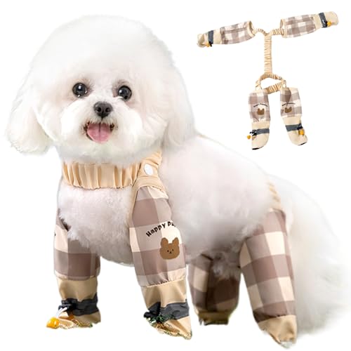 Hlagmix Haustierkleidung – gemütliche Welpenhose mit Schuhen, bequeme Hundebekleidung, Haustierzubehör für Outdoor-Abenteuer, Gartenfeiern, Reisen, Spazierengehen, Park, den täglichen Gebrauch zu von Hlagmix