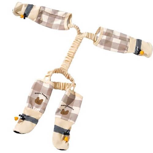 Hlagmix Hose für Hunde, gemütliche Hose mit Schuhen – bequeme Hundebekleidung, Haustierzubehör für Reisen, den täglichen Gebrauch, drinnen und draußen, Spazierengehen, Zuhause, Garten, Versammlungen von Hlagmix