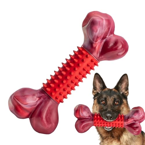 Hlagmix Hundeknochen Spielzeug | Kauknochen Spielstab,Hartes Kauspielzeug Für Welpen Drinnen Und Draußen Wohnzimmer Schlafzimmer Garten Park Studentenwohnheim von Hlagmix