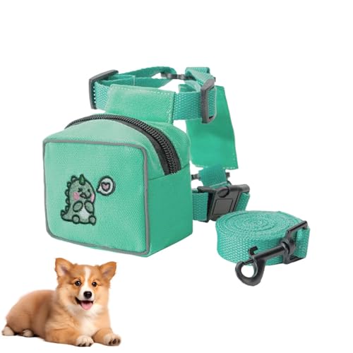 Hlagmix Hundesatteltasche – Cartoon-Rucksack für Hunde mit Hundeleine, niedlicher bunter Hundesattel, Bär, Kaninchen, Dinosaurier, Tiermuster, Katze, Weste für Familie, Freunde Hlagmix Hundesatteltasche – Cartoon-Rucksack für Hunde mit Hundeleine, niedlicher bunter Hundesattel, Bär, Kaninchen, Dinosaurier, Tiermuster, Katze, Weste für Familie, Freunde von Hlagmix