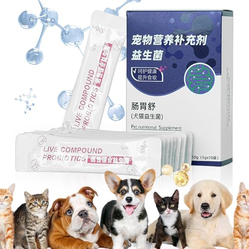 Hlagmix Hundesupplemente, Futterergänzung Für Tierische Gesundheit, Tägliche Pflegeunterstützung und sichere Versorgung für große, ältere Hunderassen im täglichen von Hlagmix