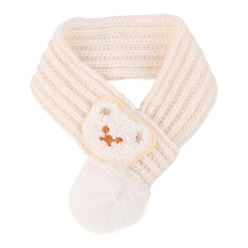 Hlagmix Katzenschal für Haustiere | gestrickter warmer Weihnachts-Hundeschal, Haustier-Schal, niedliches Haustierkostüm, mehrfarbig, Halswärmer, Winterhalsband für Haustiere von Hlagmix