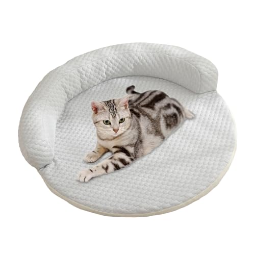 Hlagmix Kühlmatte für Hunde, Eisseide, rutschfest, waschbar, kühlendes Haustierbett für Tierärzte, Garten, Familie, Picknick, Auto, Reisen, Hinterhof, Sommer, Hotel von Hlagmix