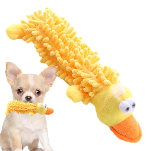 Hlagmix Robustes Plüsch-Hundespielzeug zum Kauen, quietschendes Plüsch-Hundespielzeug - Langlebiges Hundespielzeug | Niedliche Welpen-Plüschtiere, weiches Hundespielzeug mit Quietschgeräusch, Hlagmix Robustes Plüsch-Hundespielzeug zum Kauen, quietschendes Plüsch-Hundespielzeug - Langlebiges Hundespielzeug | Niedliche Welpen-Plüschtiere, weiches Hundespielzeug mit Quietschgeräusch, von Hlagmix