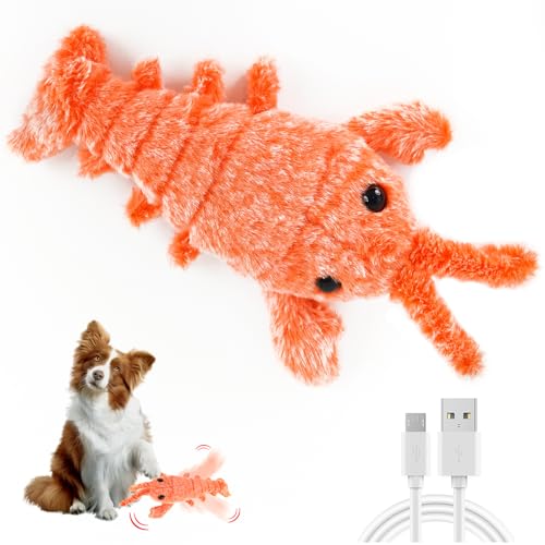 Hlayshing Interaktives Hundespielzeug, interaktives Katzen- und Hunde-Plüschspielzeug, elektrisches Hundespielzeug mit USB-Ladekabel für große kleine Katzen und Hunde, multifunktionale Katze Hlayshing Interaktives Hundespielzeug, interaktives Katzen- und Hunde-Plüschspielzeug, elektrisches Hundespielzeug mit USB-Ladekabel für große kleine Katzen und Hunde, multifunktionale Katze von Hlayshing