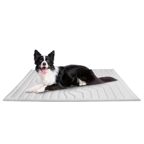 Hlennotor Hundek¨¹hlungsmatte Reversible Selbstk¨¹hlung Halten Sie Ihr Haustier im Sommer Cool und Bequem (XL, 59 "X 40") von Hlennotor