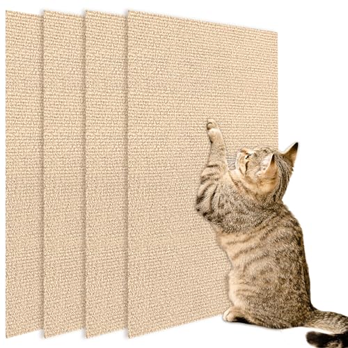 4 Stück kratzmatte katze 40x60cm, selbstklebende trimmbare Katzenkratzpfosten Teppich Katze Boden Kratzmatte Teppich Kratzbaum Ersatzteile Matte Katzenkratzer für Schritt Couch Möbel Protector (Beige) 4 Stück kratzmatte katze 40x60cm, selbstklebende trimmbare Katzenkratzpfosten Teppich Katze Boden Kratzmatte Teppich Kratzbaum Ersatzteile Matte Katzenkratzer für Schritt Couch Möbel Protector (Beige) von Hlimior