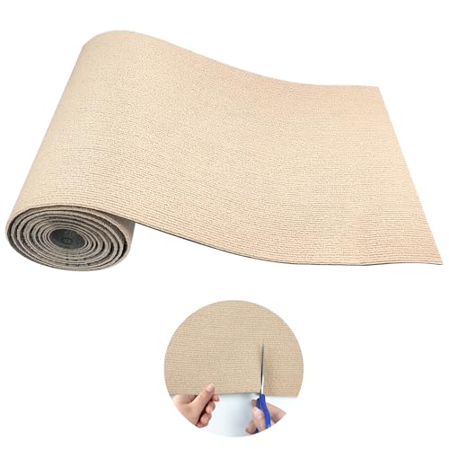 Selbstklebende Kratzmatte Katze, 300x40 cm Kratzmatte für Katzen, Zuschneidbare, Kratzschutz Sofa, Tür, Wand & Möbel | Zuschneidbarer Kratzteppich | Mit Kleber für Katzenbaum & Boden​​ von Hlimior