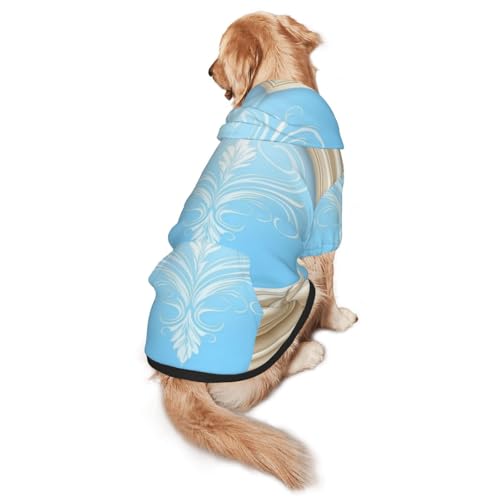 Hunde-Kapuzenpullover für mittelgroße und große Hunde, aus weichem Polyester, geeignet für alle Jahreszeiten Hunde-Kapuzenpullover für mittelgroße und große Hunde, aus weichem Polyester, geeignet für alle Jahreszeiten von Hmbgfw