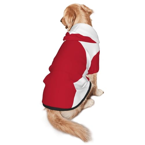 Hunde-Kapuzenpullover mit japanischer Flagge für mittelgroße und große Hunde – weiche Polyester-Haustierkleidung, geeignet für alle Jahreszeiten Hunde-Kapuzenpullover mit japanischer Flagge für mittelgroße und große Hunde – weiche Polyester-Haustierkleidung, geeignet für alle Jahreszeiten von Hmbgfw