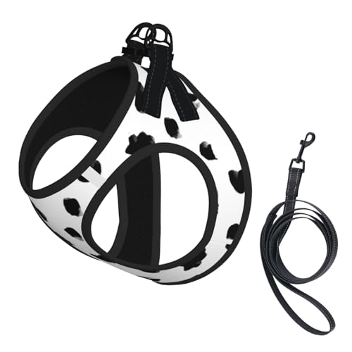 Malerischer Dalmatiner-Tierdruck, Haustiergeschirr, Verstellbares reflektierendes Hundegeschirr, Haustierleinenweste,S Malerischer Dalmatiner-Tierdruck, Haustiergeschirr, Verstellbares reflektierendes Hundegeschirr, Haustierleinenweste,S von Hnnkloy