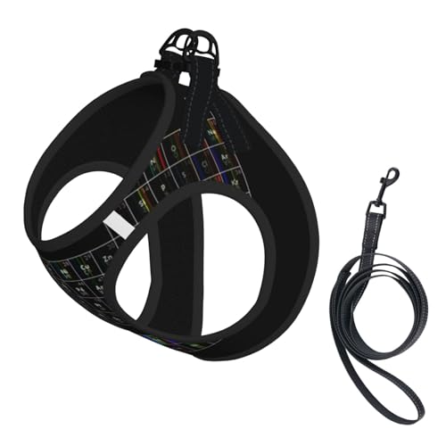 Periodensystem, Haustiergeschirr, Verstellbares reflektierendes Hundegeschirr, Haustierleinenweste,S Periodensystem, Haustiergeschirr, Verstellbares reflektierendes Hundegeschirr, Haustierleinenweste,S von Hnnkloy