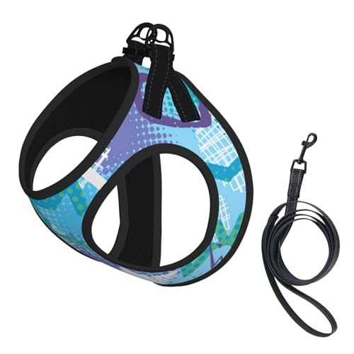 Rockstars Flash, Haustiergeschirr, Verstellbares reflektierendes Hundegeschirr, Haustierleinenweste,M Rockstars Flash, Haustiergeschirr, Verstellbares reflektierendes Hundegeschirr, Haustierleinenweste,M von Hnnkloy
