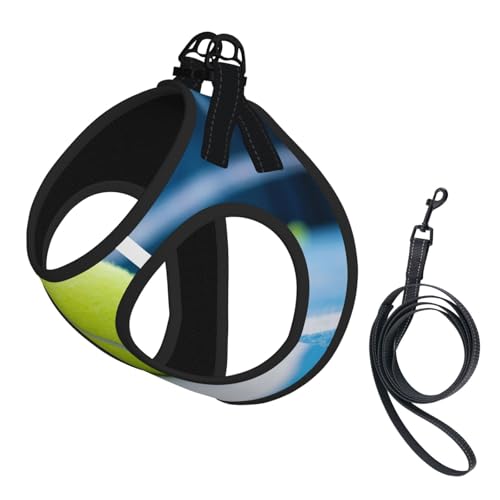 Tennisball-Malerei, Haustiergeschirr, Verstellbares reflektierendes Hundegeschirr, Haustierleinenweste,L Tennisball-Malerei, Haustiergeschirr, Verstellbares reflektierendes Hundegeschirr, Haustierleinenweste,L von Hnnkloy